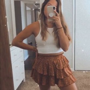 The Rollin J layered ruffled shorts